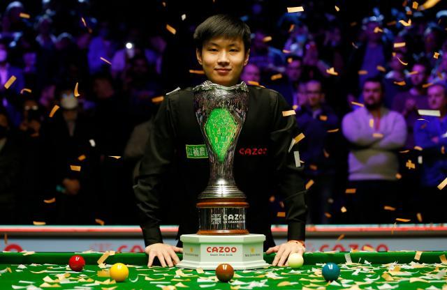 江南-赵心童英锦赛捧杯进前十 20万奖金锁定大师赛席位